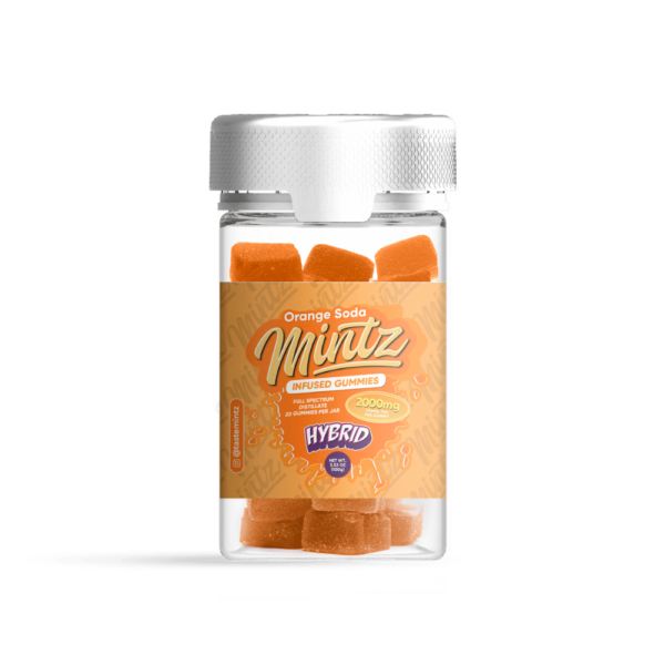 MINTZ - Orange Soda Hybrid THC Gummies 2000mg